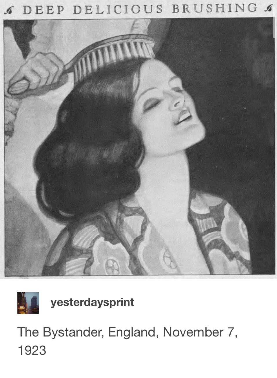 A Deep, Delicious&nbsp;Brushing