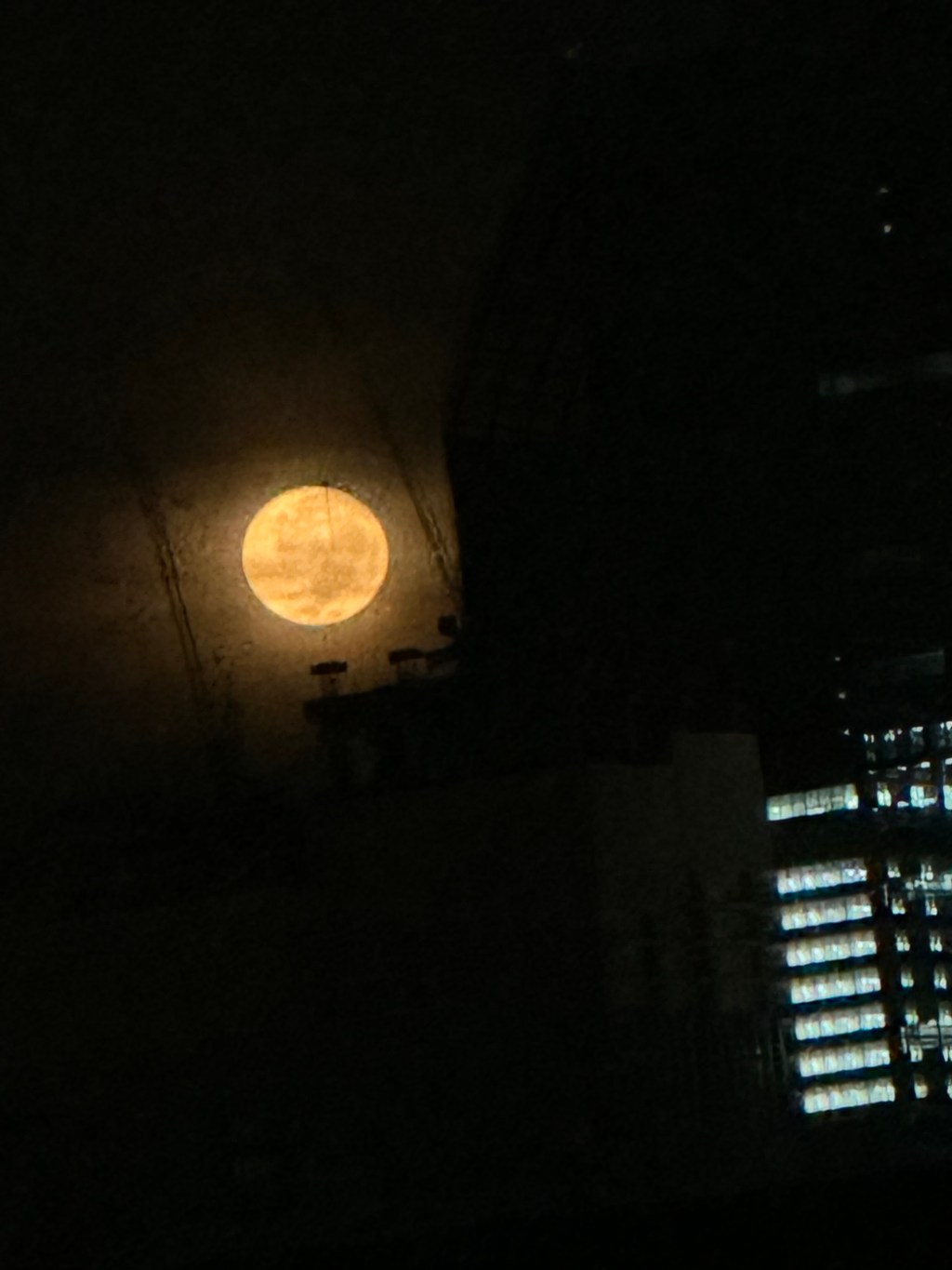 The moon pounds her massage&nbsp;ball